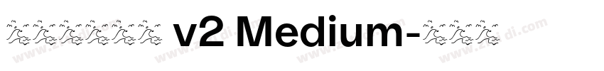 源暎ラテミン v2 Medium字体转换
